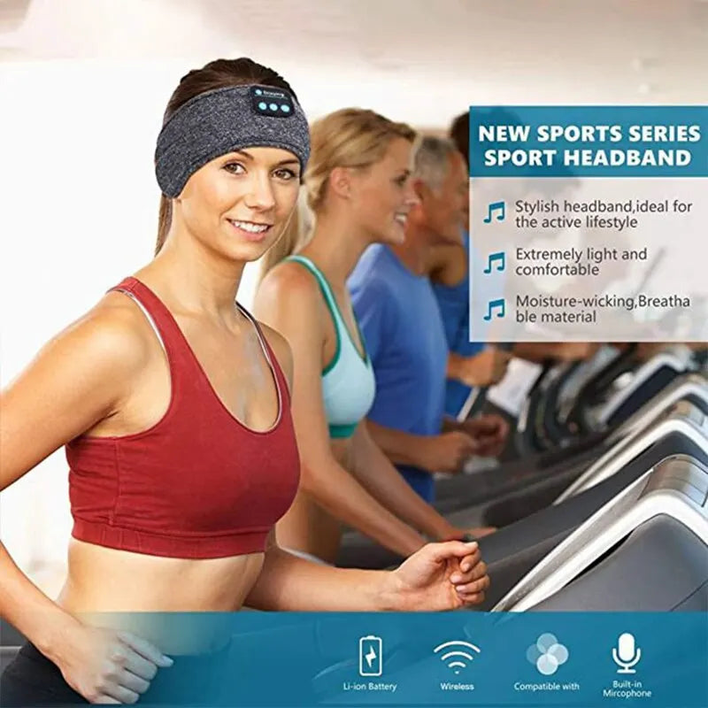 Wireless Bluetooth Sports Headband for Sleeping