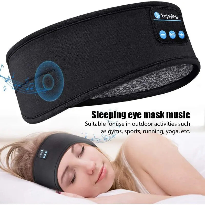 Wireless Bluetooth Sports Headband for Sleeping