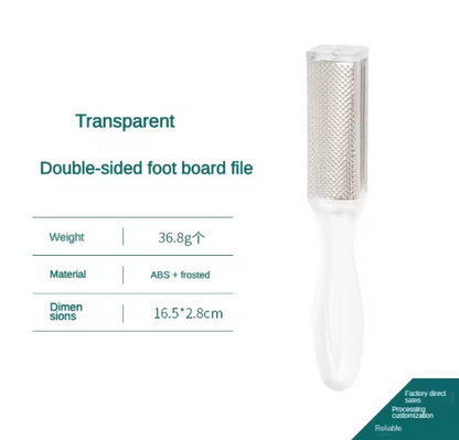 Stainless Steel Double-Sided Foot Scrubber Tool