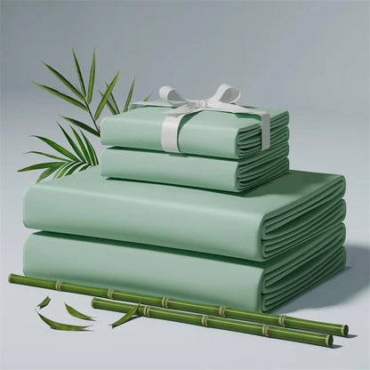 Organic Bamboo Bed Sheet Set with Pillowcase